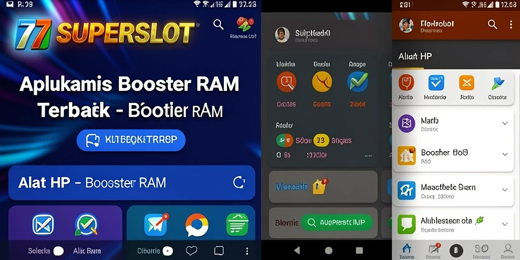 Antarmuka pengguna aplikasi 77SUPERSLOT yang intuitif dan praktis.