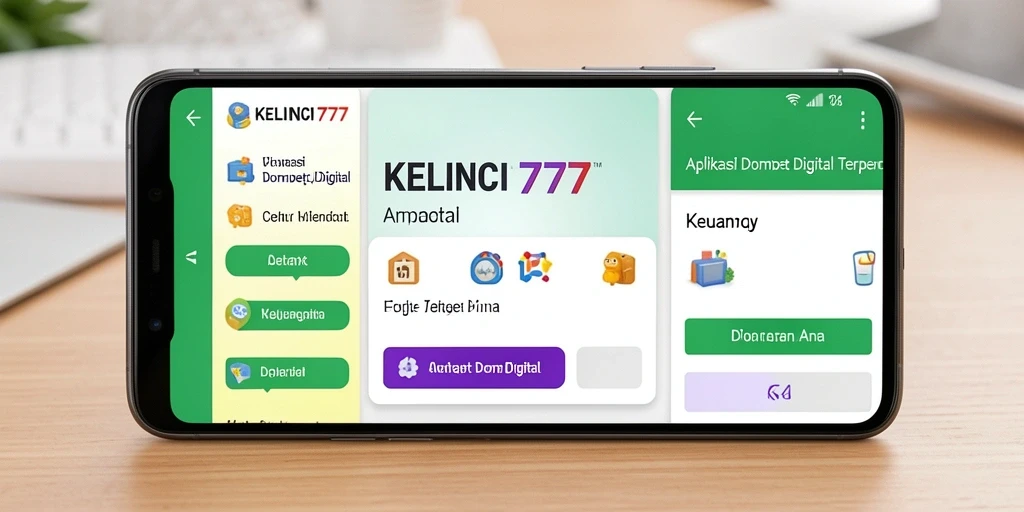Antarmuka yang sederhana dan fungsional dari KELINCI777.